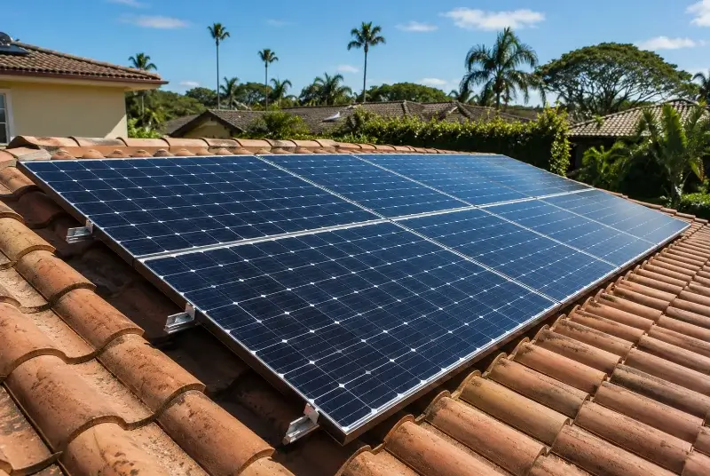 Installation de panneaux solaires à Charnay